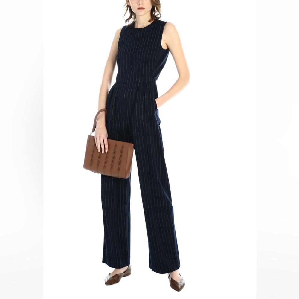 SOLD!on Ebay MaxMara Label-cutEDITTO Jumpsuit.Size: Small.Color:Navy/Striped New - Picture 1 of 17